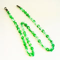 Cuelga Gafas / Cadena para Gafas de Acrílico Verde - Liviana y Resistente