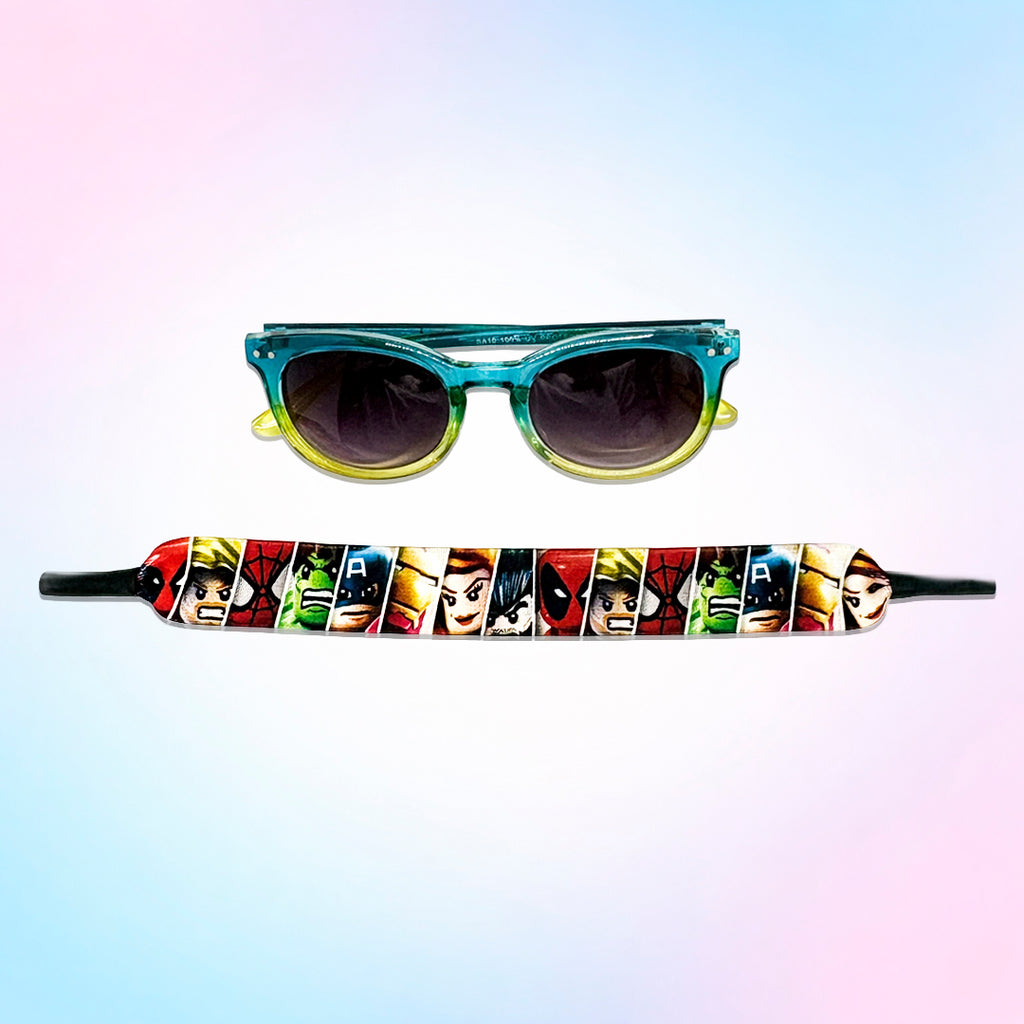 Sujetagafas Elástico Infantil con Personajes | Cuelga Gafas para Niños Antideslizante At Night