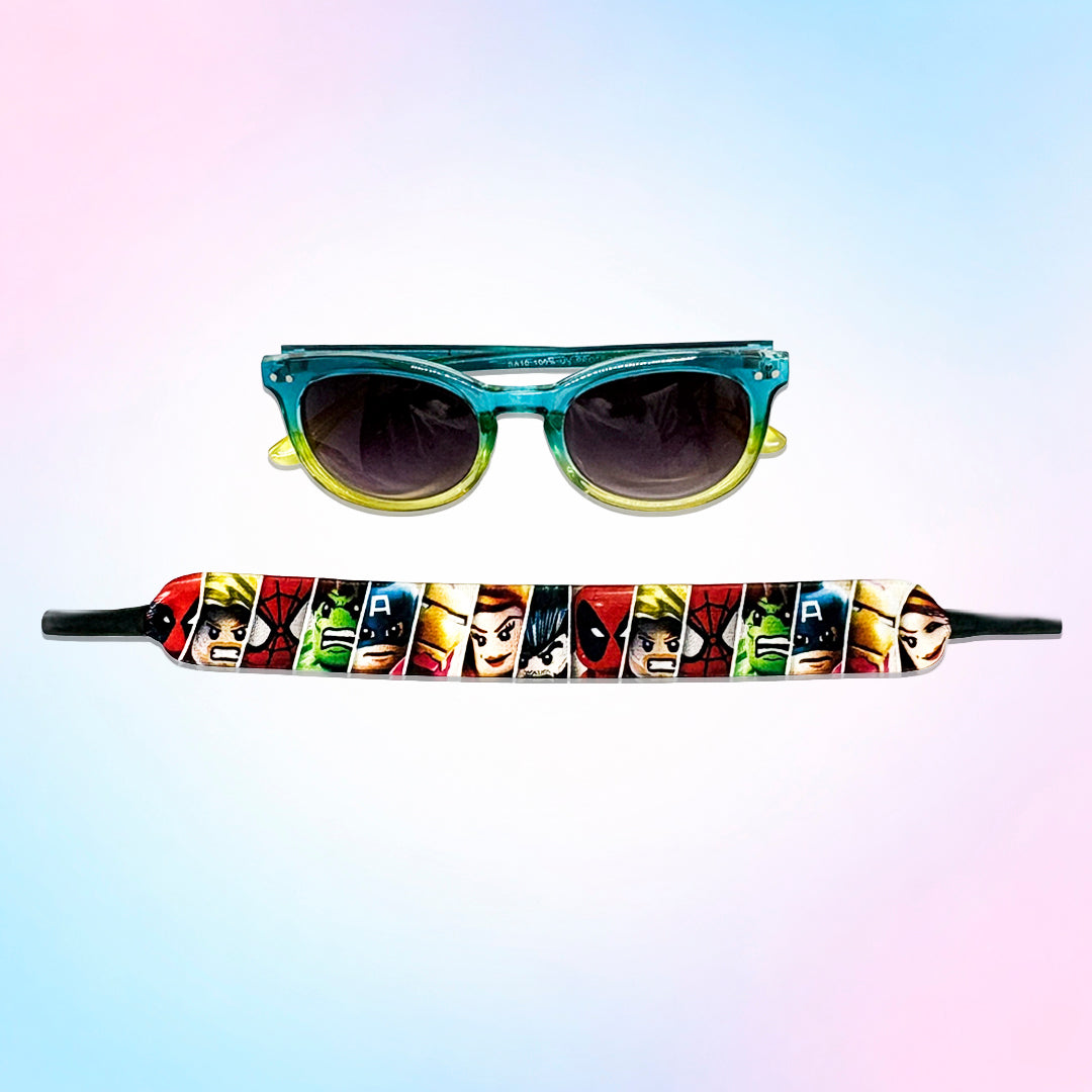 Sujetagafas Elástico Infantil con Personajes | Cuelga Gafas para Niños Antideslizante At Night