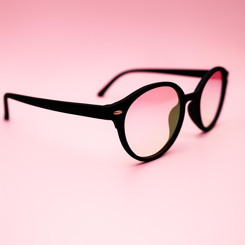 Gafas At Night Round Espejadas | Lente Rojo, Amarillo o Rosado | Estilo Retro Moderno