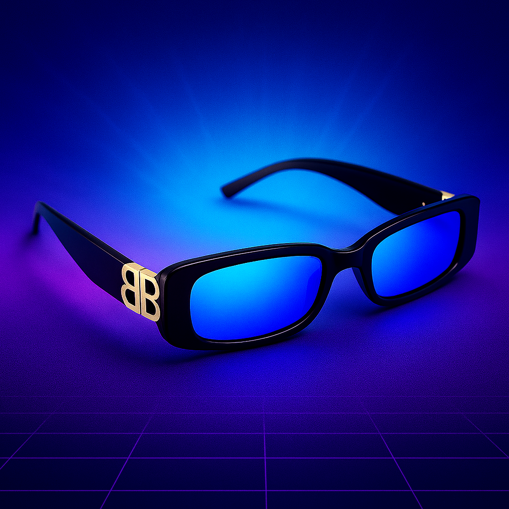 Gafas de Sol At Night / Burberry Lente Azul