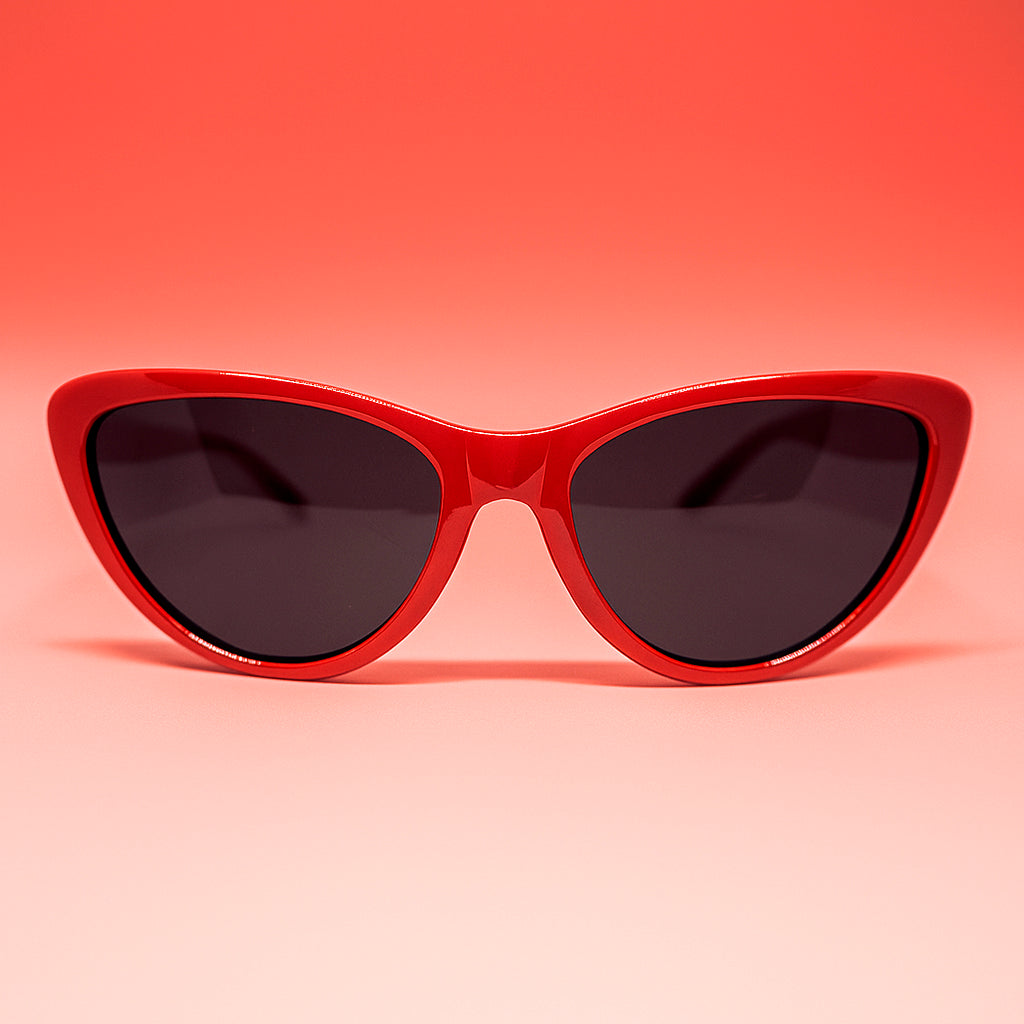 Gafas de Sol At Night - Cat Eye 70's Red UV400