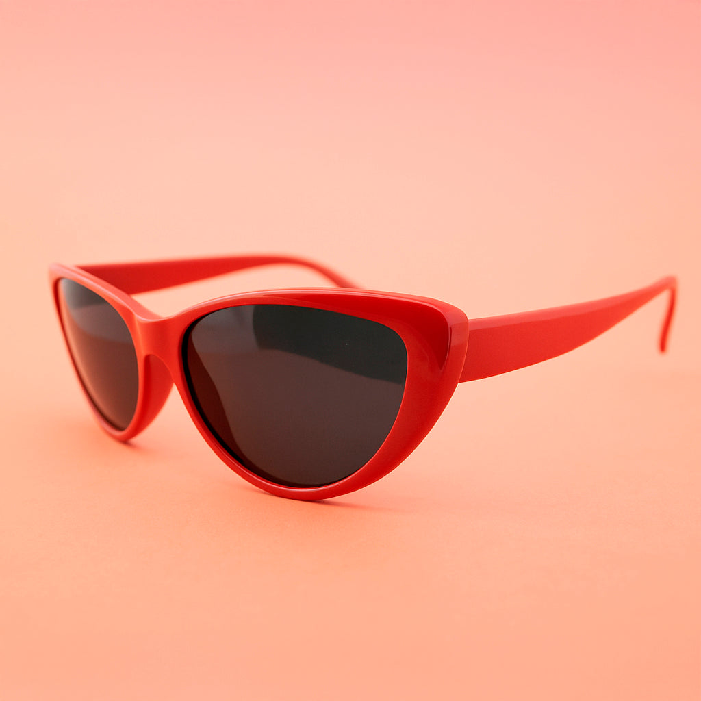 Gafas de Sol At Night - Cat Eye 70's Red UV400