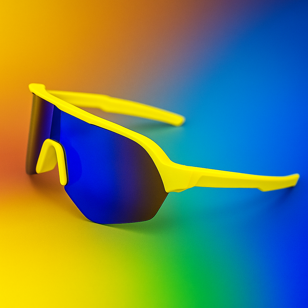 Gafas Deportivas Kids Amarillas Sharp | Lentes Espejados UV400 At Night