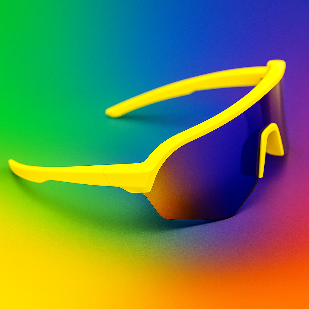 Gafas Deportivas Kids Amarillas Sharp | Lentes Espejados UV400 At Night