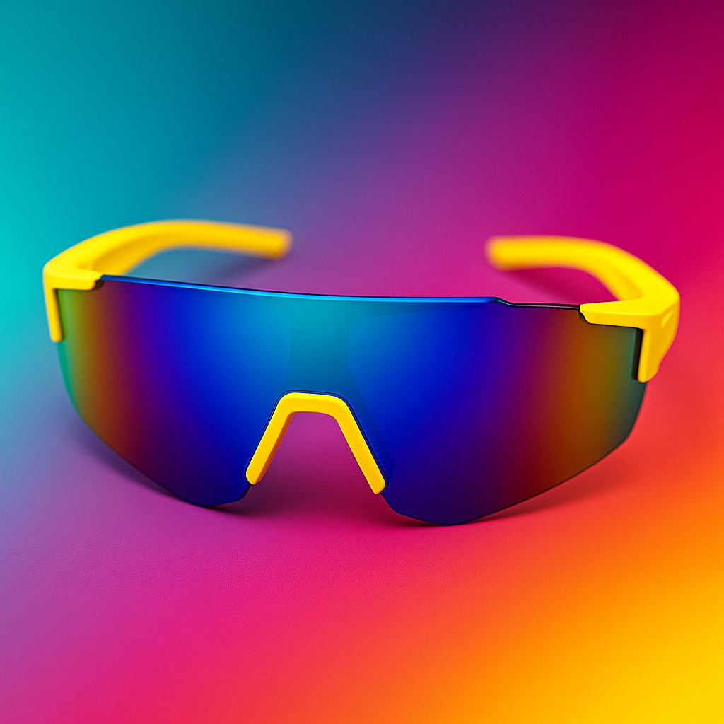 Gafas Deportivas Kids Amarillas | Diseño Angular UV400 At Night