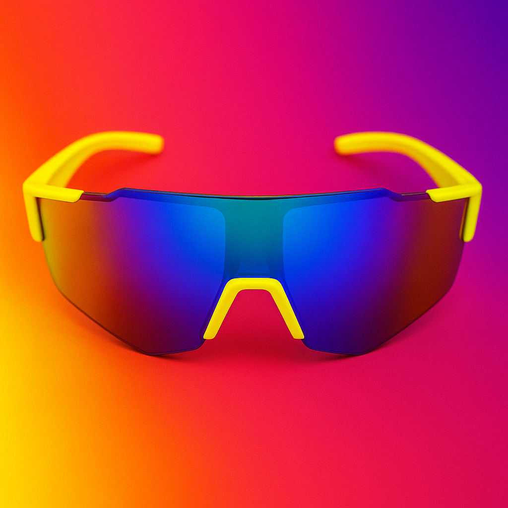 Gafas Deportivas Kids Amarillas | Diseño Angular UV400 At Night