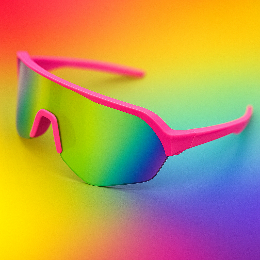 Gafas Deportivas Kids Rosadas Curve | Diseño Curvo UV400 At Night