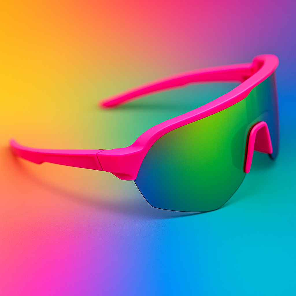 Gafas Deportivas Kids Rosadas Curve | Diseño Curvo UV400 At Night