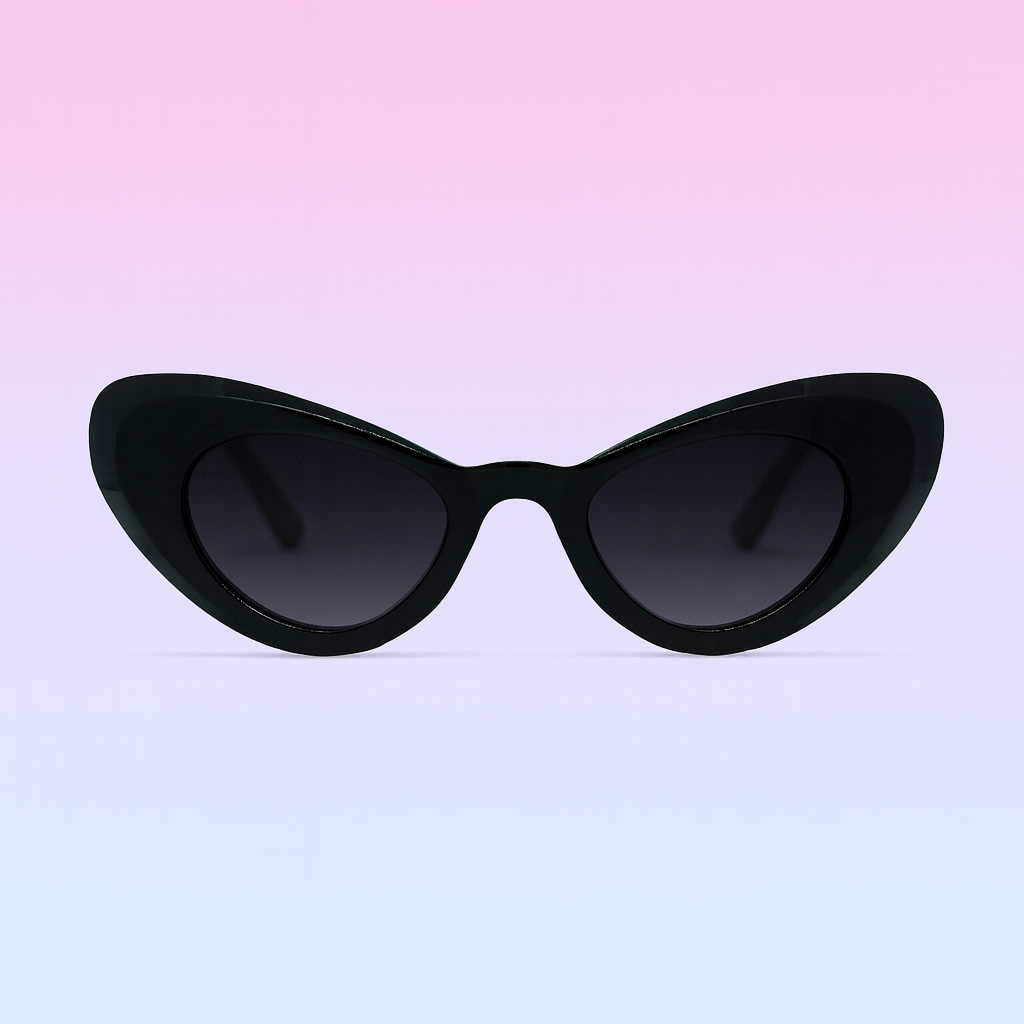 Gafas Kids Cat Eye Negras | Estilo Retro UV400 At Night