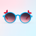 Gafas Kids Fantasy Azul y Rosa | Diseño Redondo con Alas UV400 At Night