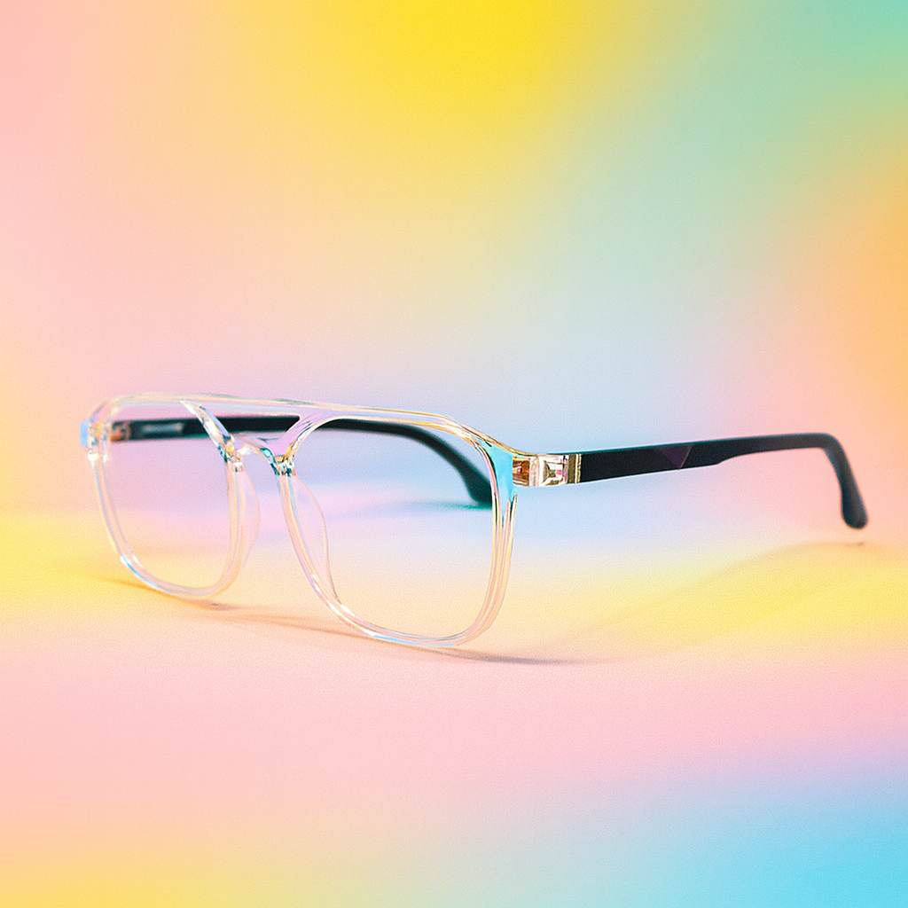 Gafas Ópticas Cuadradas Transparentes TR90 - Unisex / Minimalistas