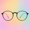 Gafas Panto Round TR90 Negro - BlueBlock