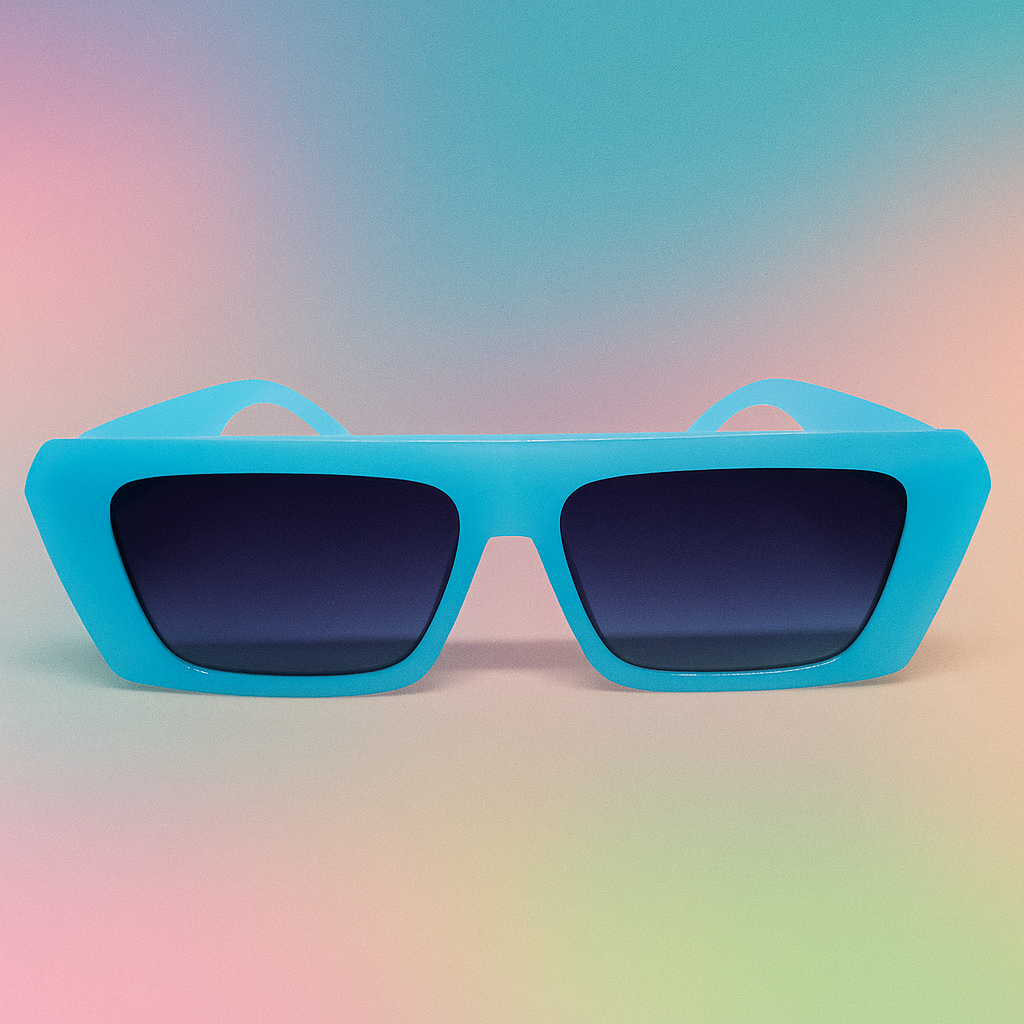 Gafas de Sol At Night Kids Azul Futurista