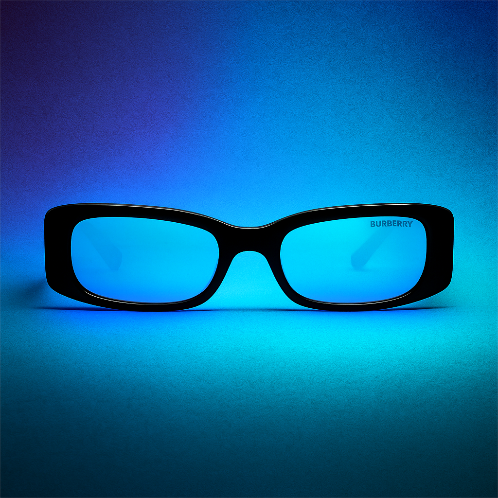 Gafas de Sol At Night / Burberry Lente Azul