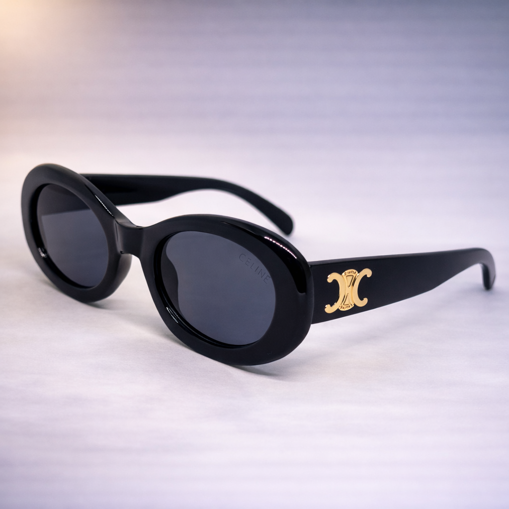 Gafas de Sol CELINE Oval Luxury – Negro / Tortoise