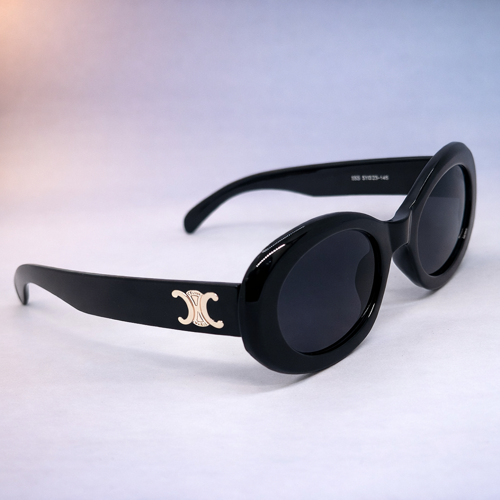 Gafas de Sol CELINE Oval Luxury – Negro / Tortoise