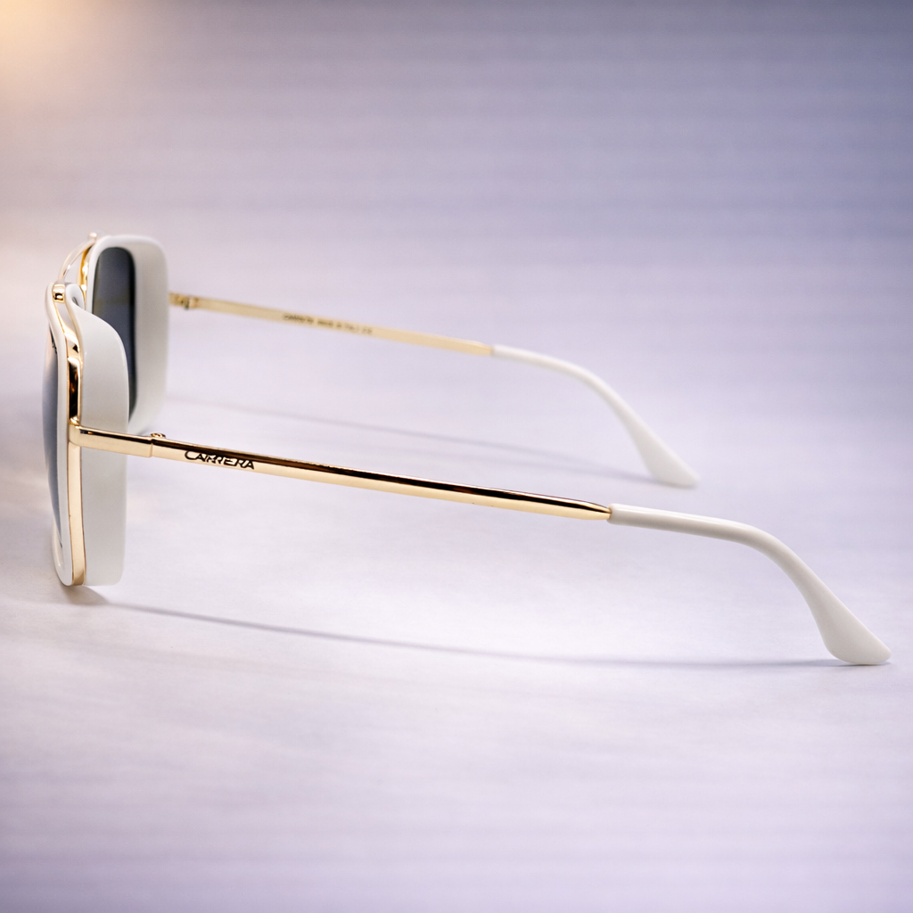 Gafas de Sol Carrera Aviator Bold Luxury – Blanco / Dorado