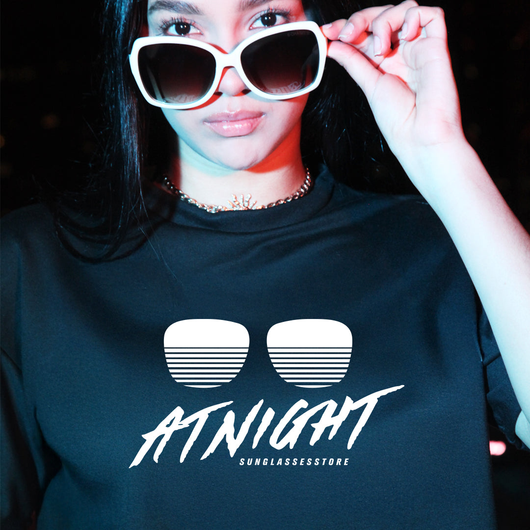 Gafas de Sol Chanel Cream Retro by At Night - Oversize de Lujo con Lentes UV400