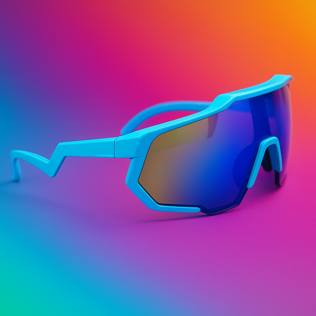 Gafas de Sol Deportivas Kids Azules | Protección UV400 y Estilo Futurista