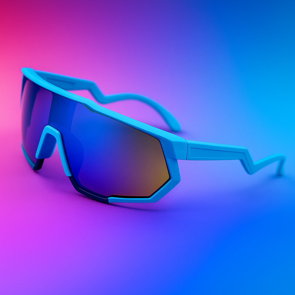 Gafas de Sol Deportivas Kids Azules | Protección UV400 y Estilo Futurista