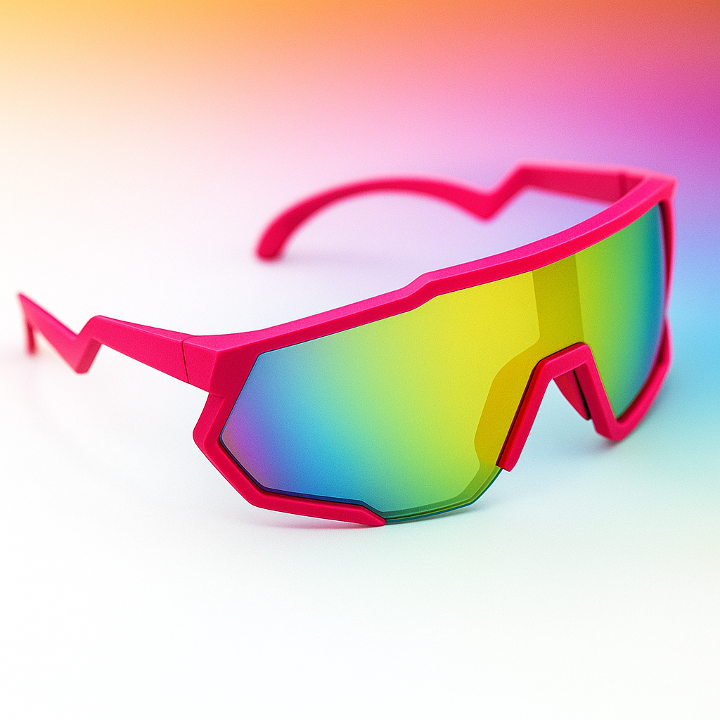 Gafas de Sol Deportivas Kids Rosadas | Lentes Espejados UV400 At Night