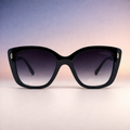 Gafas de Sol Gucci Oversize Signature – Negro / Honey Transparent