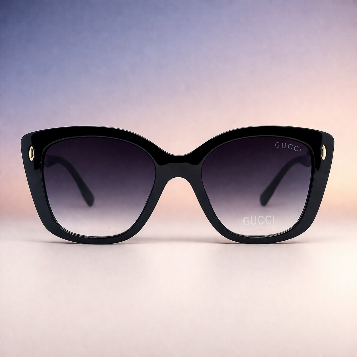 Gafas de Sol Gucci Oversize Signature – Negro / Honey Transparent