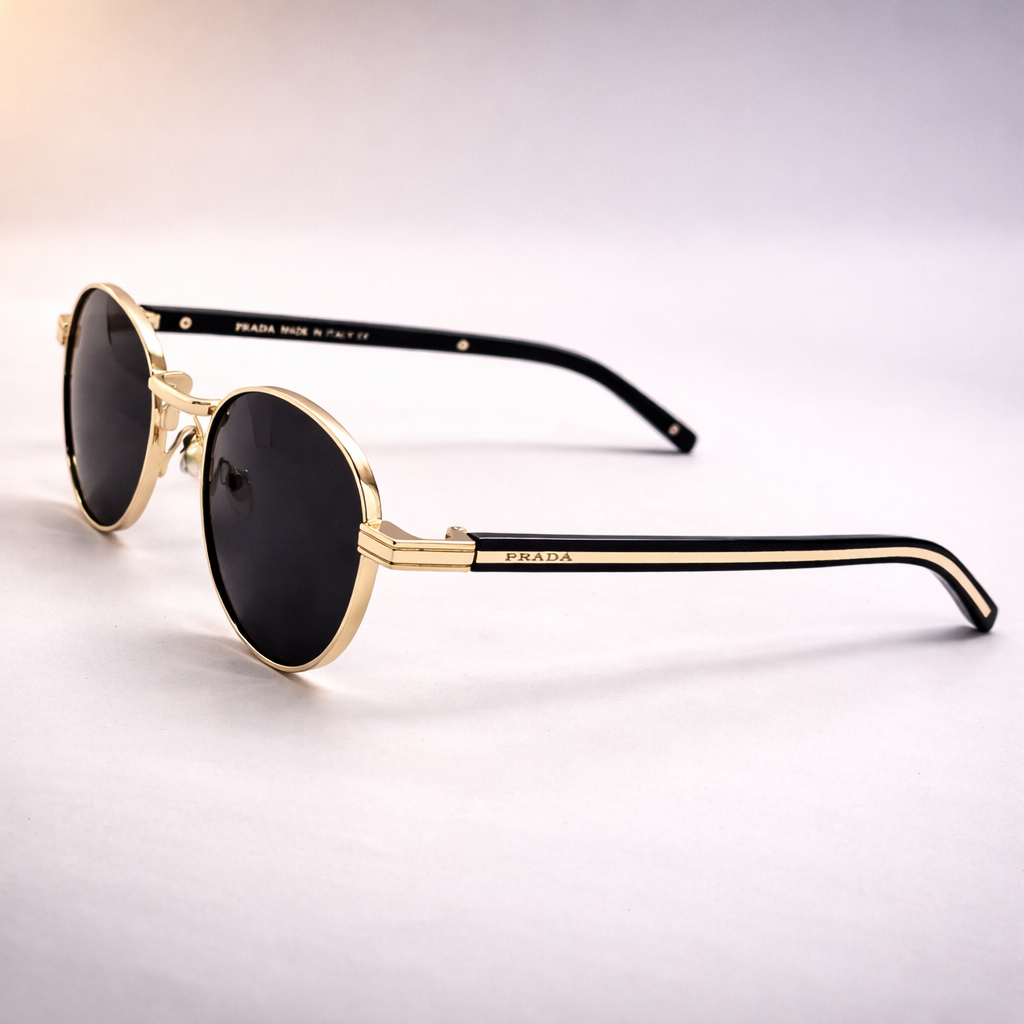 Prada Round Minimal Luxury – Gafas de Sol Premium