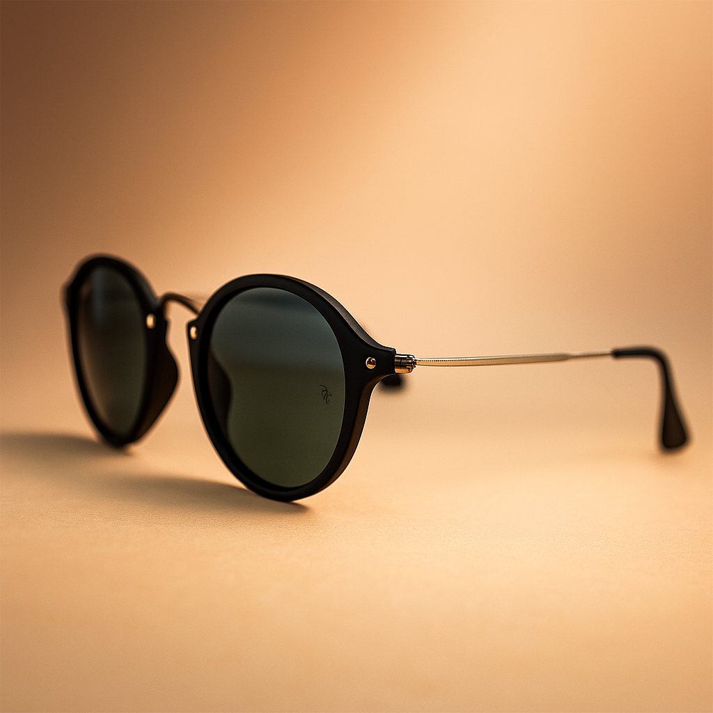 Gafas de Sol Ray-Ban New Round Negras – Elegancia Atemporal, Estilo Imparable