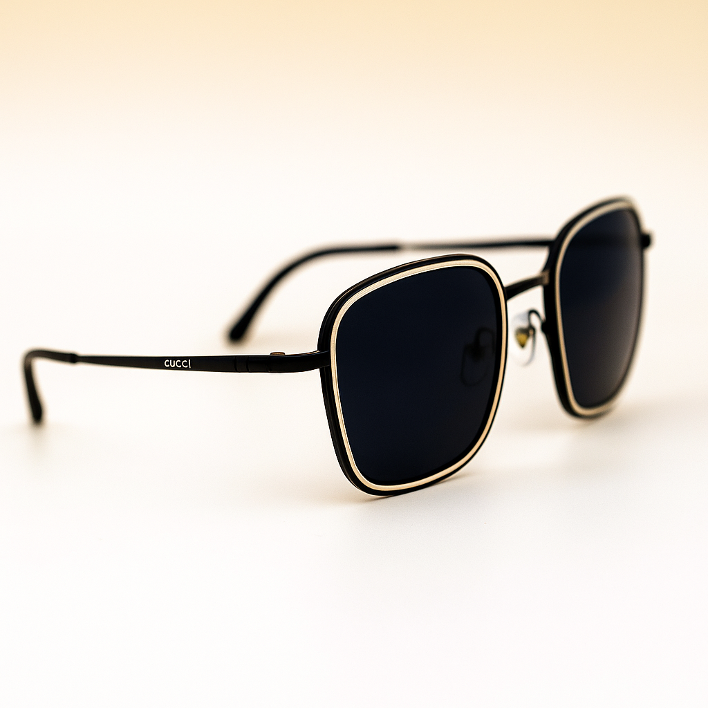 Gafas de sol Gucci cuadradas negras - Lentes UV400