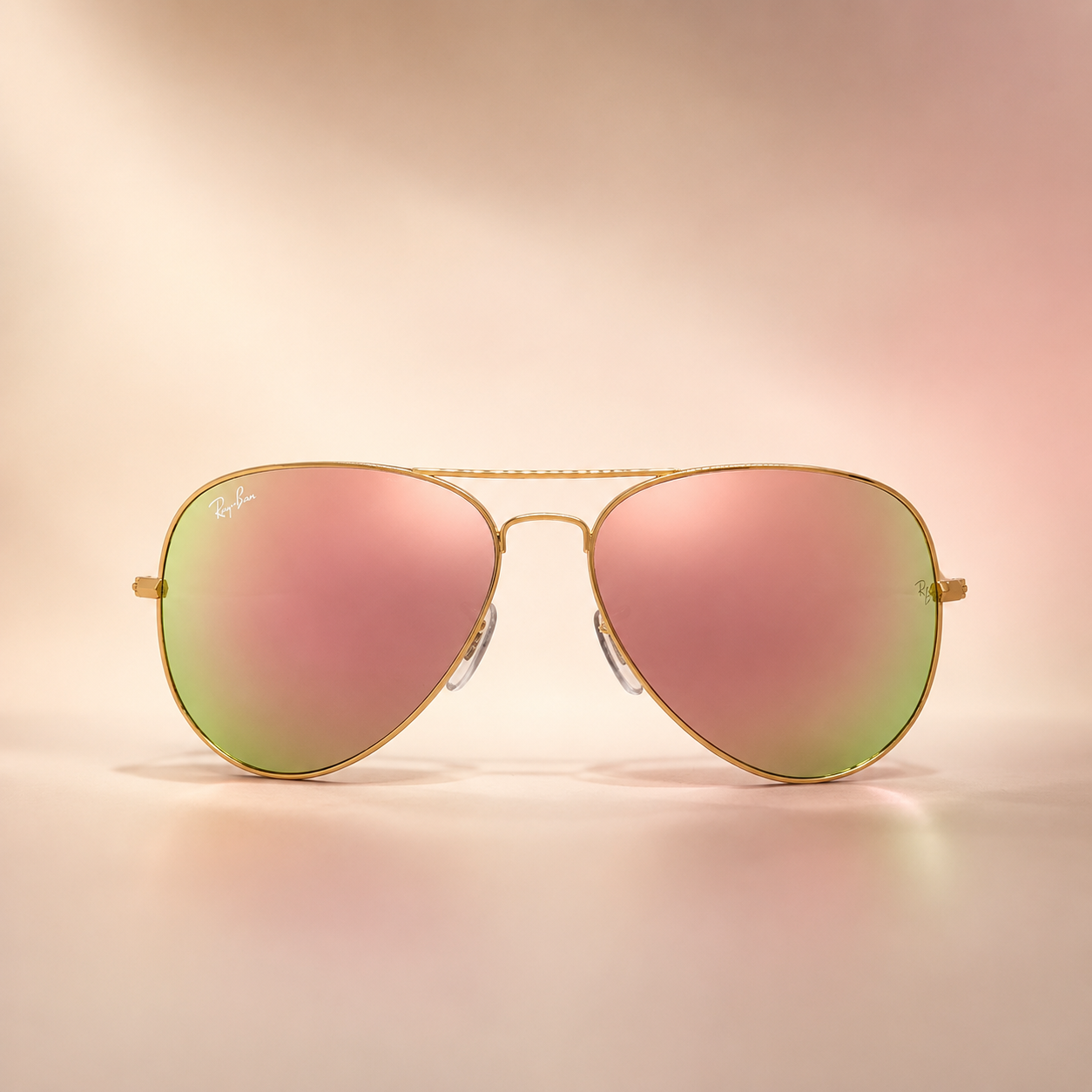 Ray-Ban Aviator Rose Gold RB3025 Gafas de Sol Oro Rosa