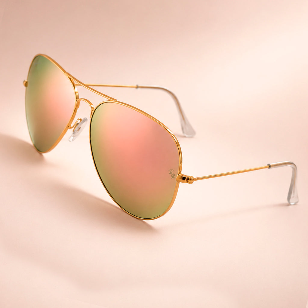 Ray-Ban Aviator Rose Gold RB3025 Gafas de Sol Oro Rosa