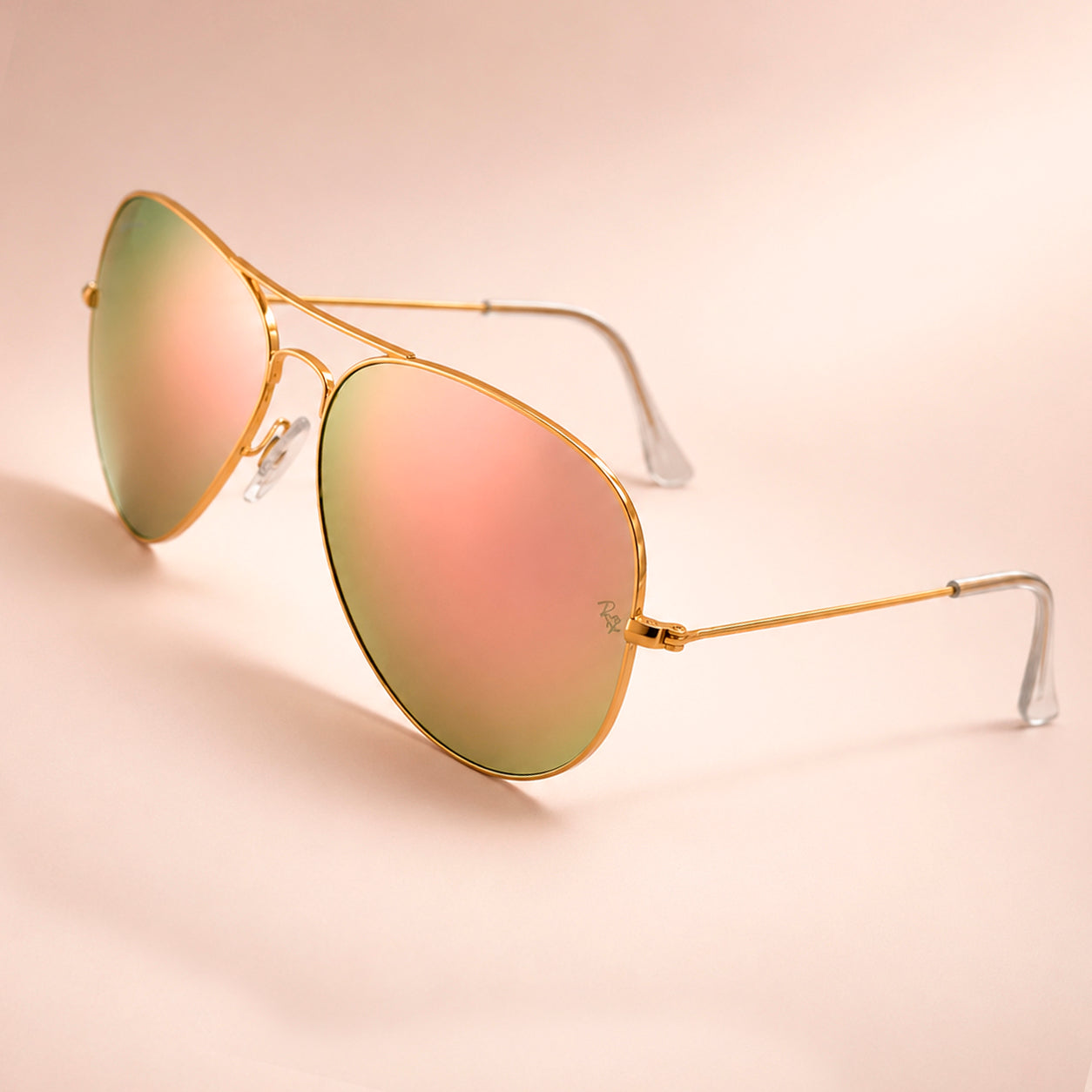Ray-Ban Aviator Rose Gold RB3025 Gafas de Sol Oro Rosa