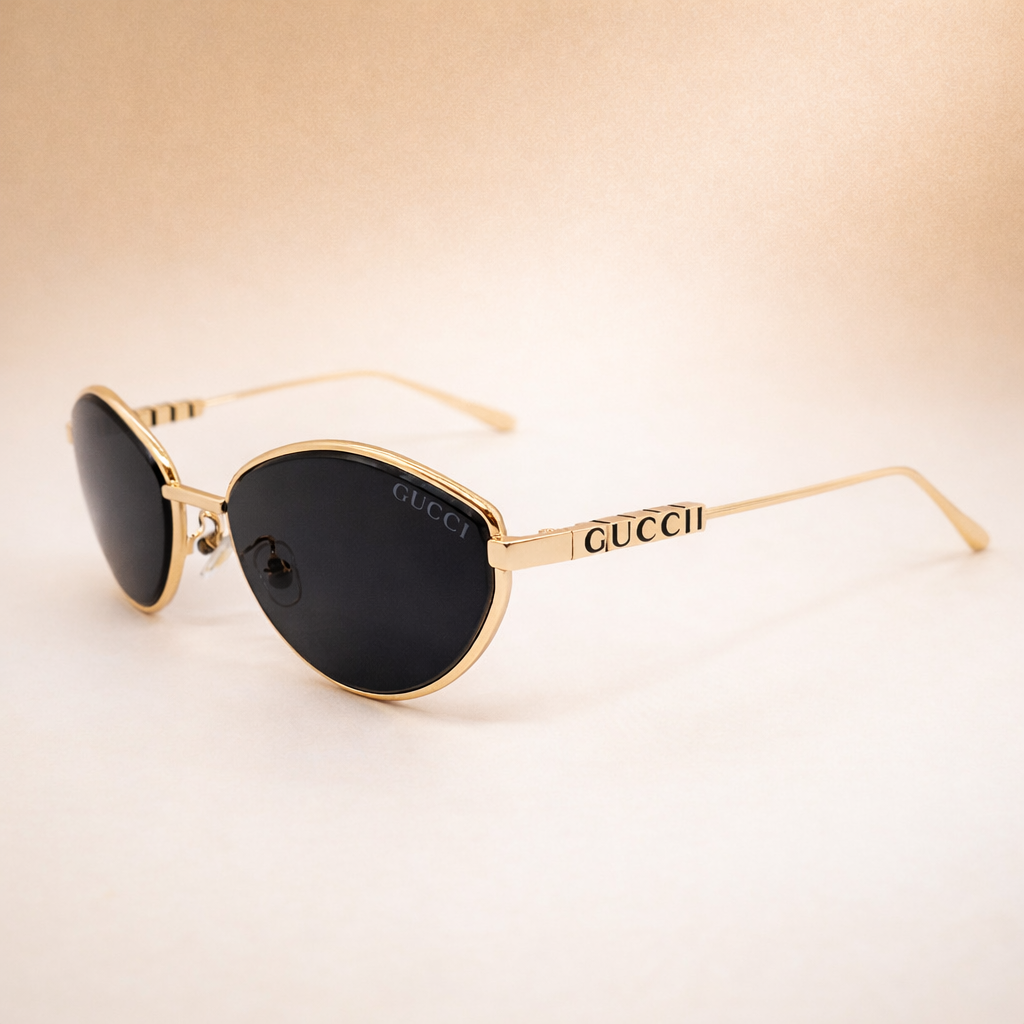 Gucci Icon Luxury Retro – Gold & Rose Gold Collection | At Night Sunglasses