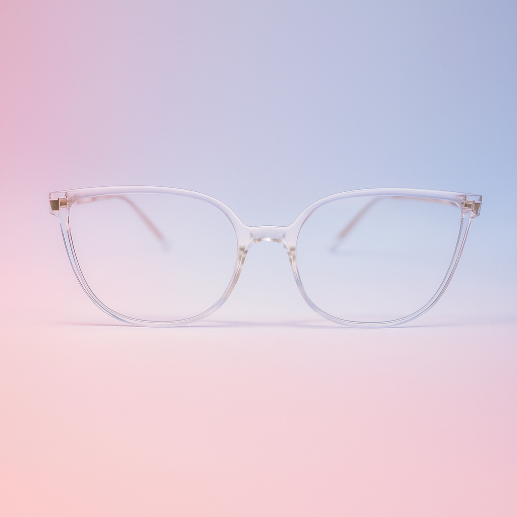 Marcos Ópticos At Night | Modelo Cuadrado Transparente TR90 + BlueBlock