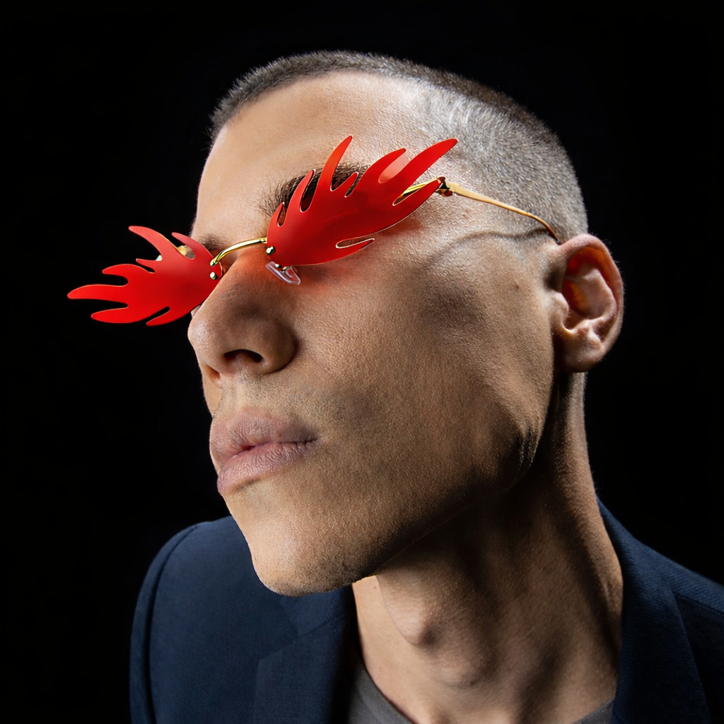 Gafas At Night "Fire Flame Red" - Edición Especial