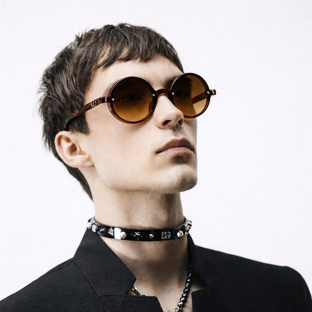 Gafas Steampunk Retro Redondas - At Night Sunglasses