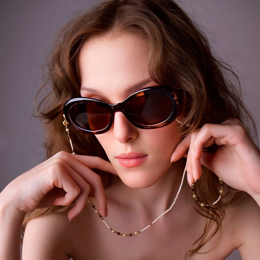 Gafas de Sol CELINE Oval Luxury – Negro / Tortoise