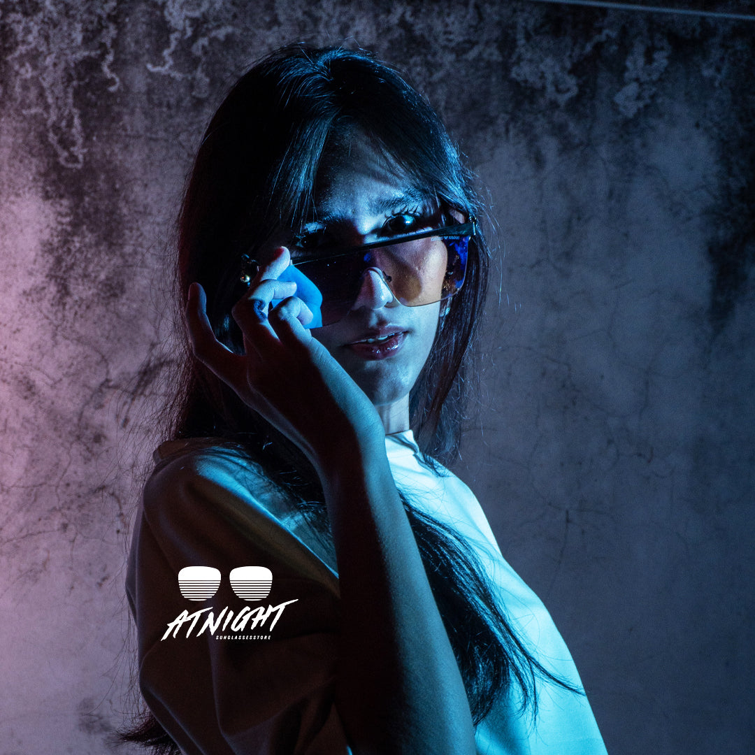 Gafas de Sol Emporio Armani by At Night - Lujo futurista y Protección Premium