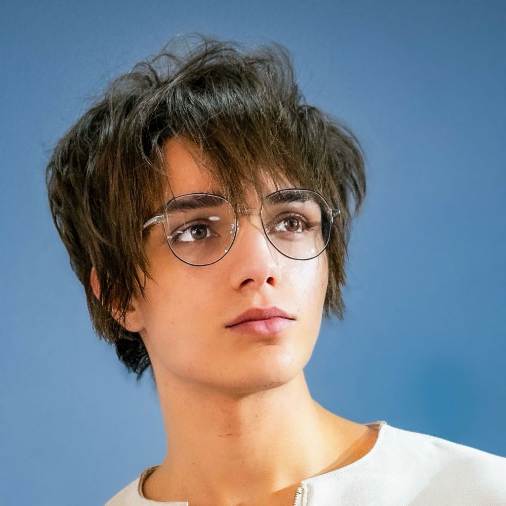 Marco Óptico At Night -- Redondo Metálico Ultraliviano Unisex