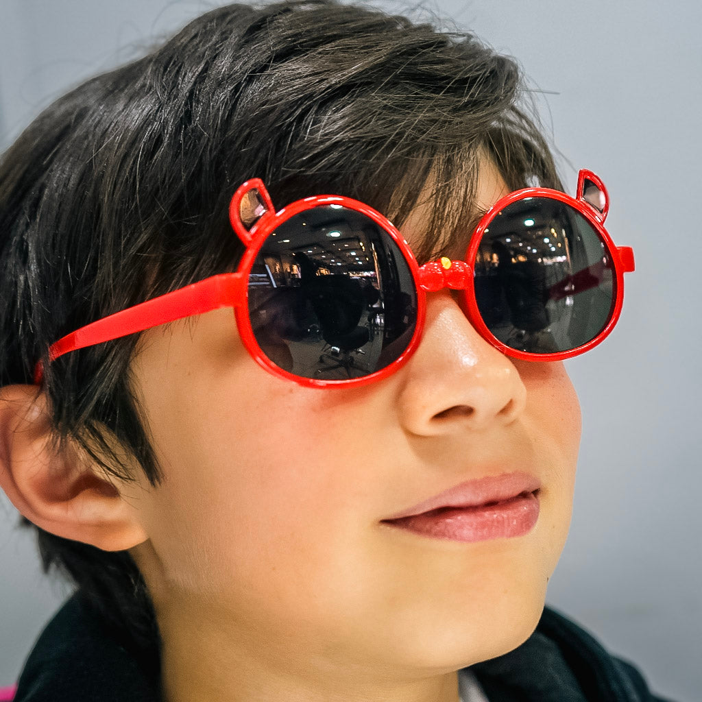 Gafas Kids Osito Rojas | Protección Solar UV400 At Night