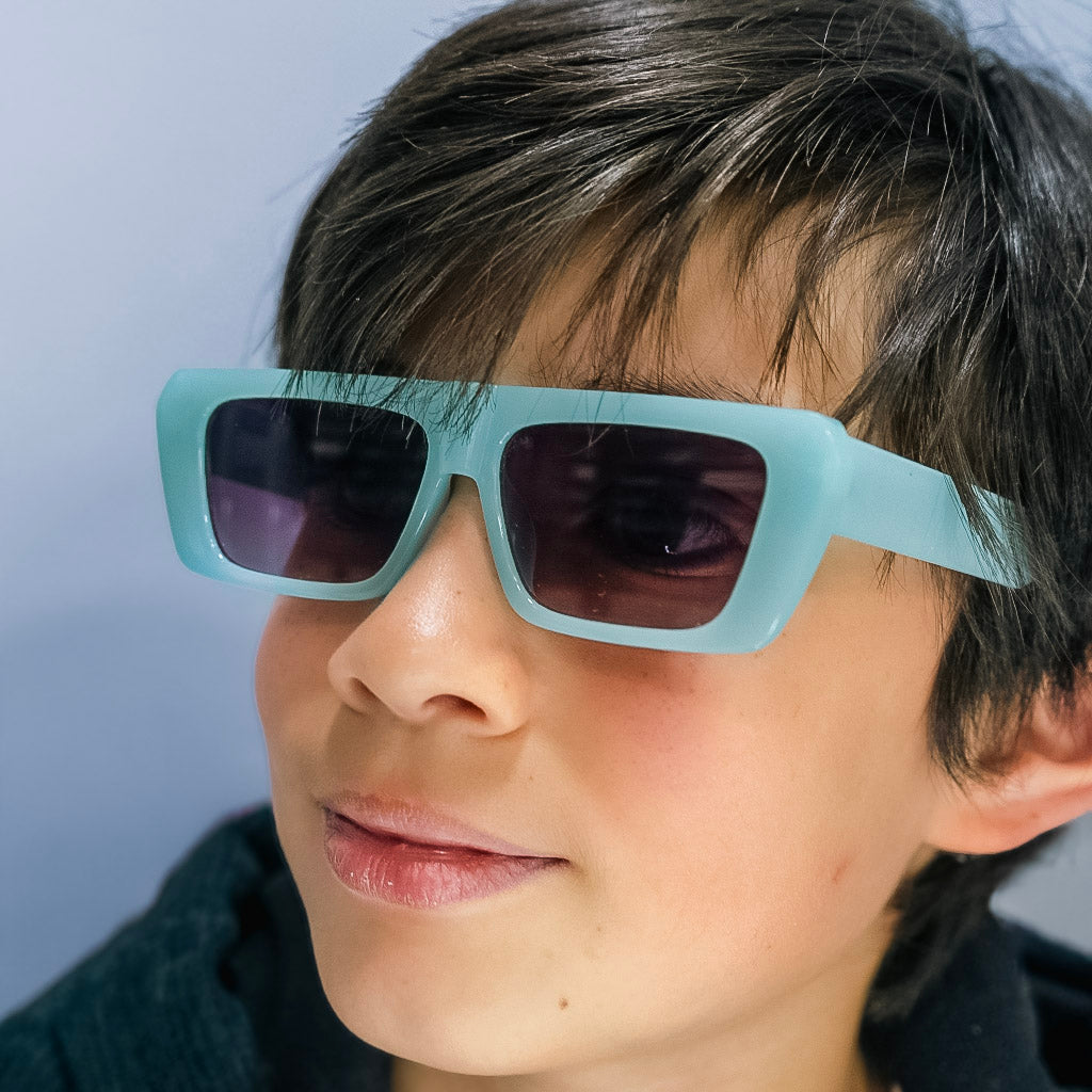 Gafas de Sol At Night Kids Azul Futurista