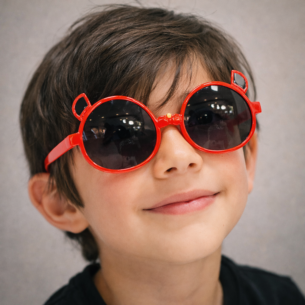 Gafas Kids Osito Rojas | Protección Solar UV400 At Night