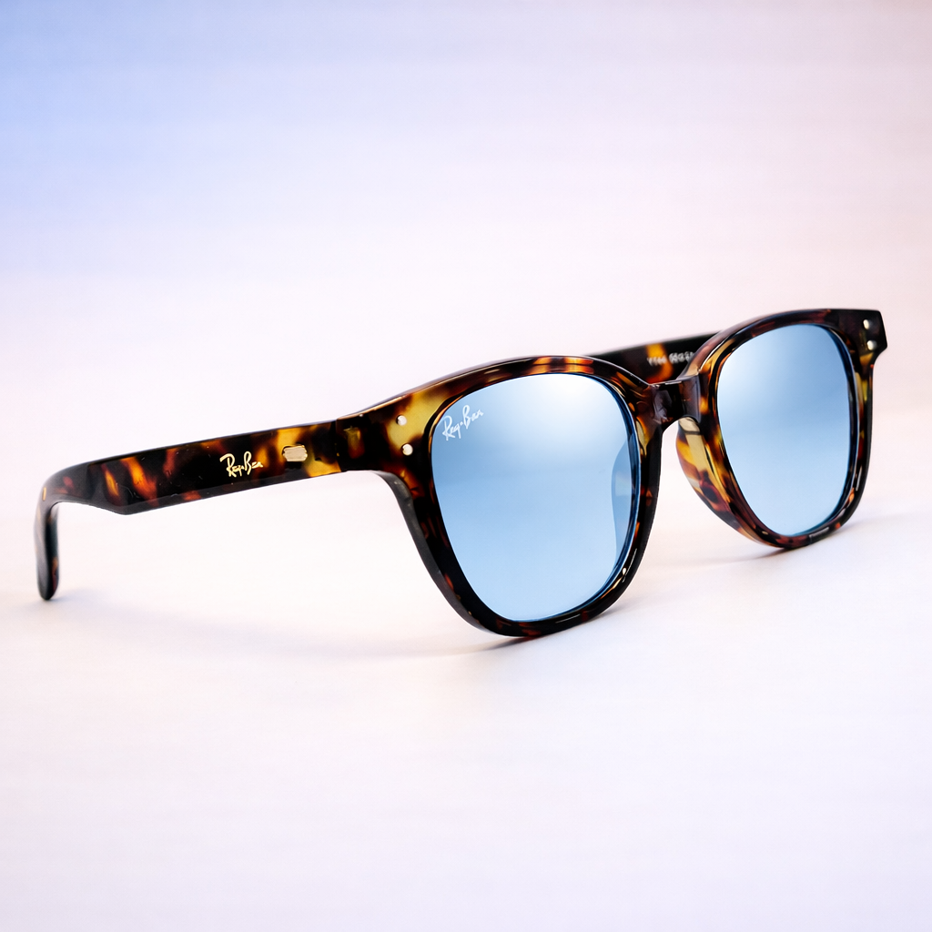 Ray-Ban Blue Retro | Gafas de Sol Azules Vintage | At Night