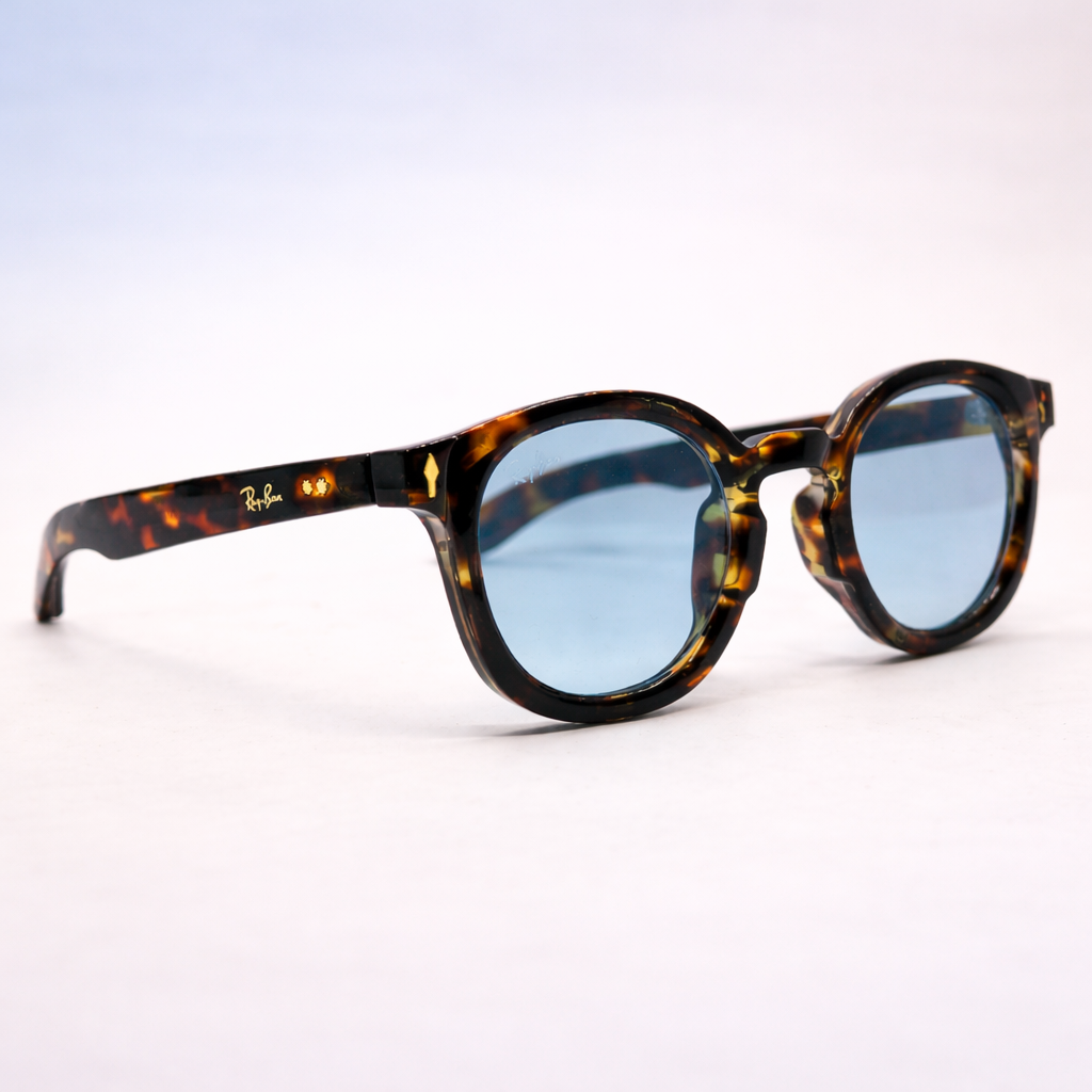 Ray-Ban Tortoise Retro | Gafas de Sol Carey Blue & Orange | At Night