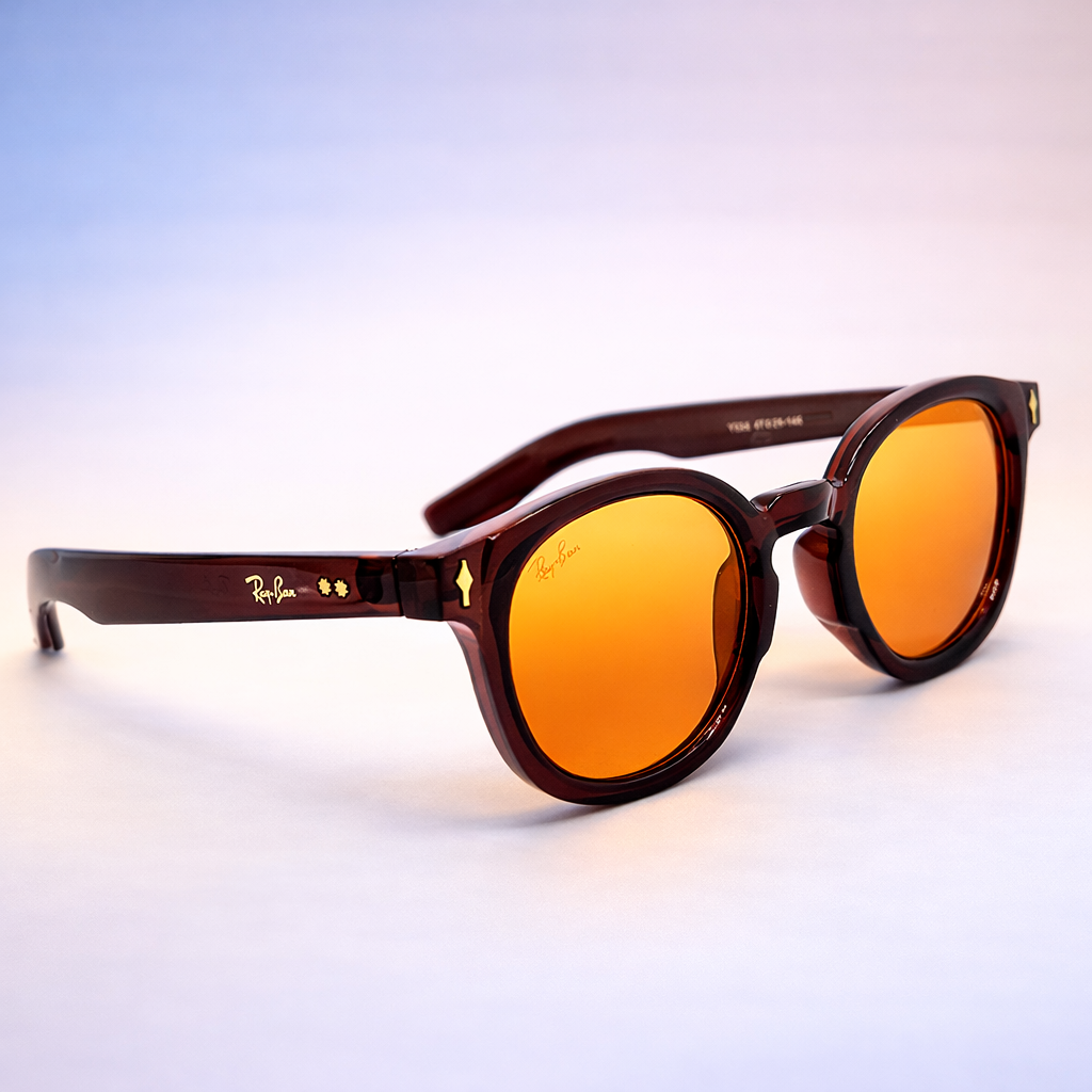 Ray-Ban Tortoise Retro | Gafas de Sol Carey Blue & Orange | At Night