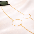 Sujetagafas Aros Dorados Minimal Luxe