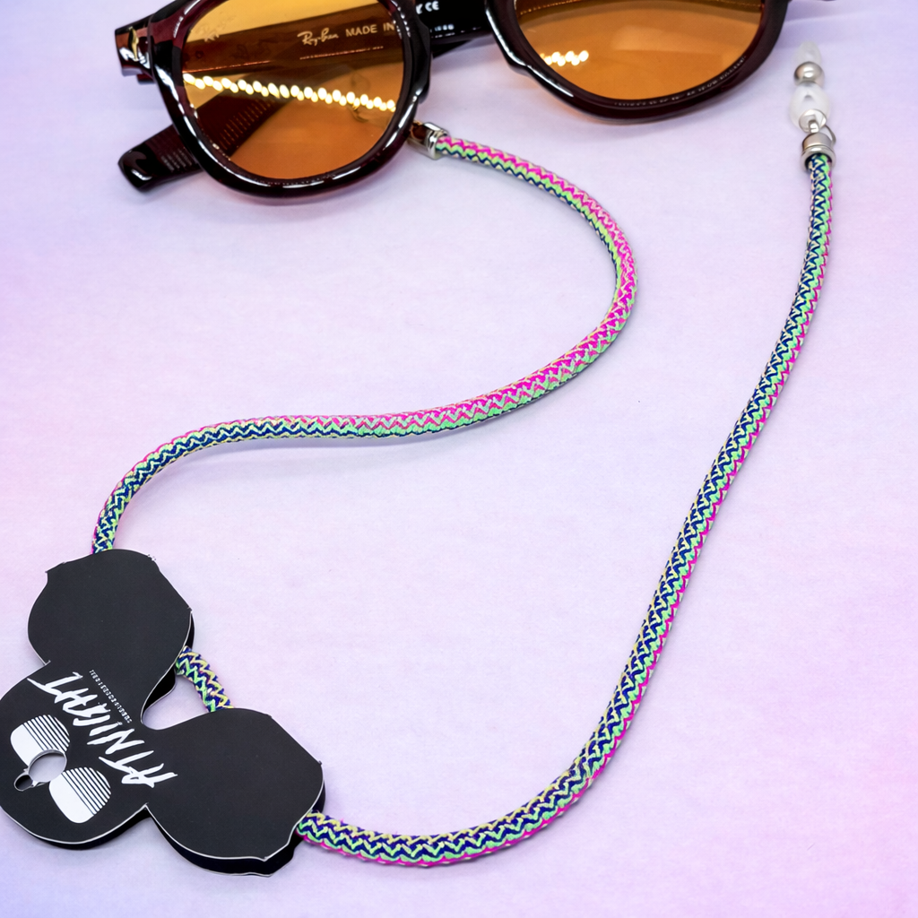 Sujetagafas Elástico Multicolor – Cordón Flexible Ajustable para Gafas | AT NIGHT