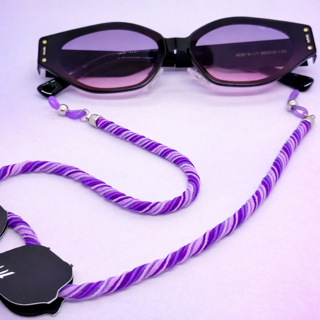 Sujetagafas Elástico Multicolor – Cordón Flexible Ajustable para Gafas | AT NIGHT